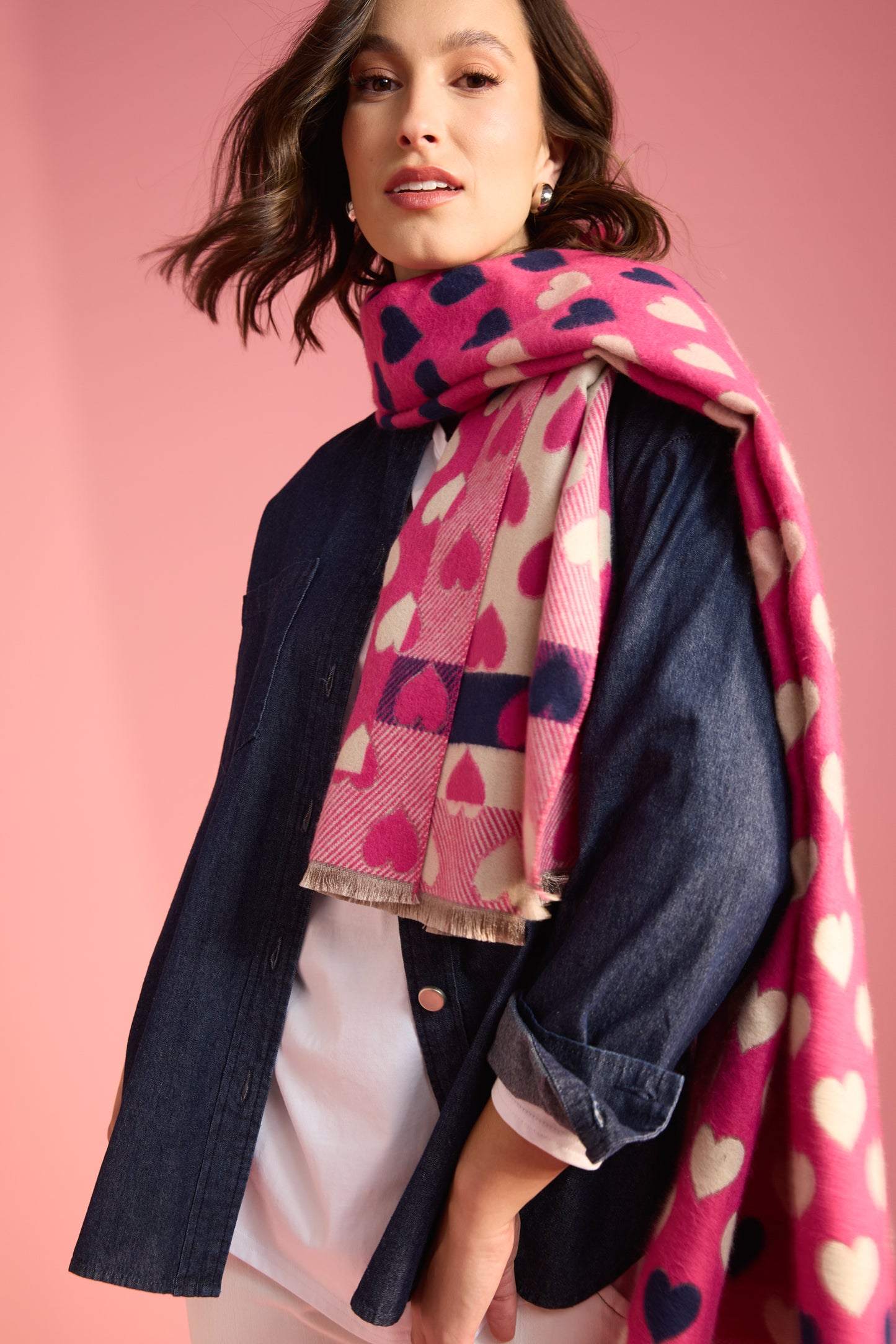 Delphi Scarf - Pink