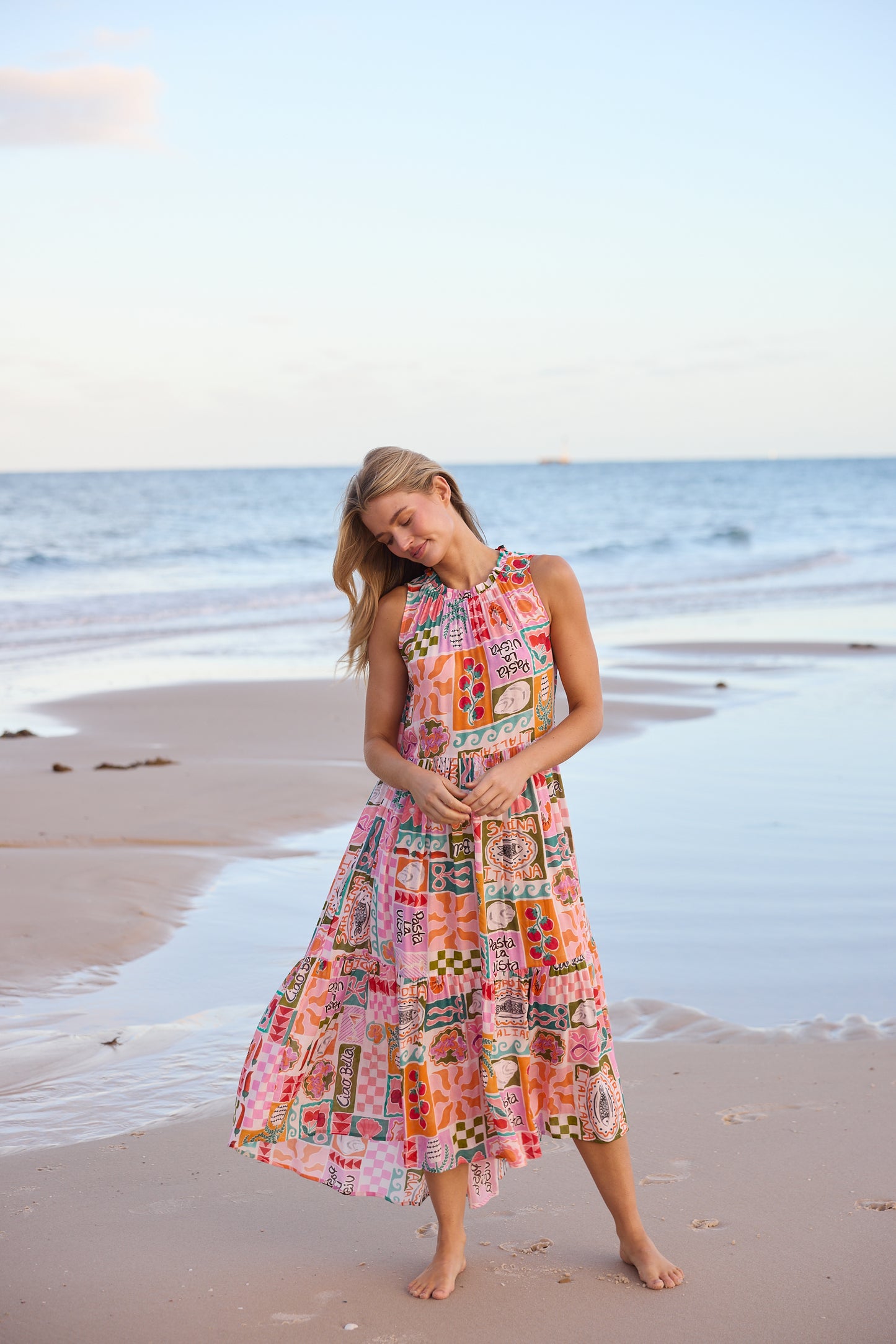 Margot Dress - Sardinia Summer