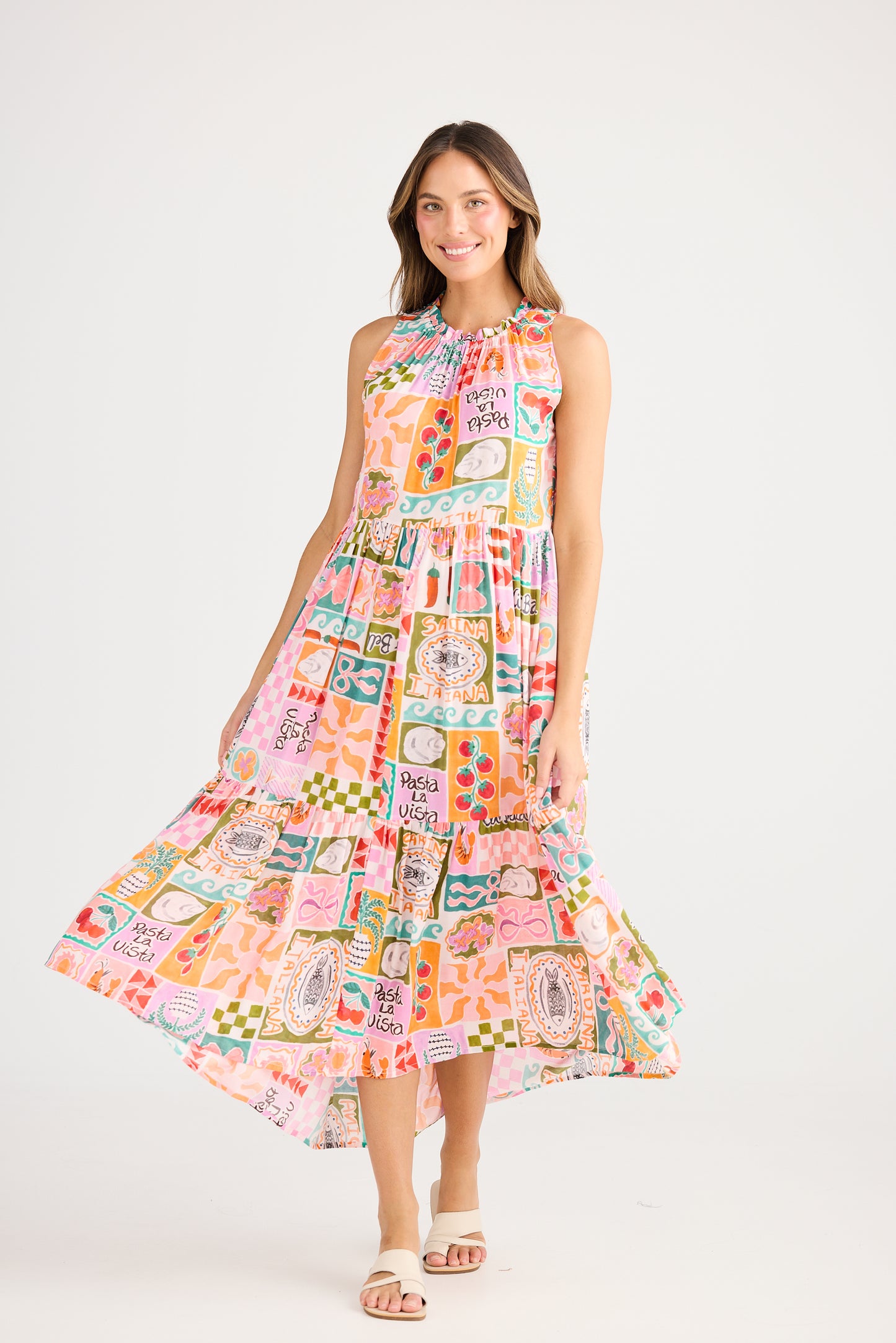 Margot Dress - Sardinia Summer