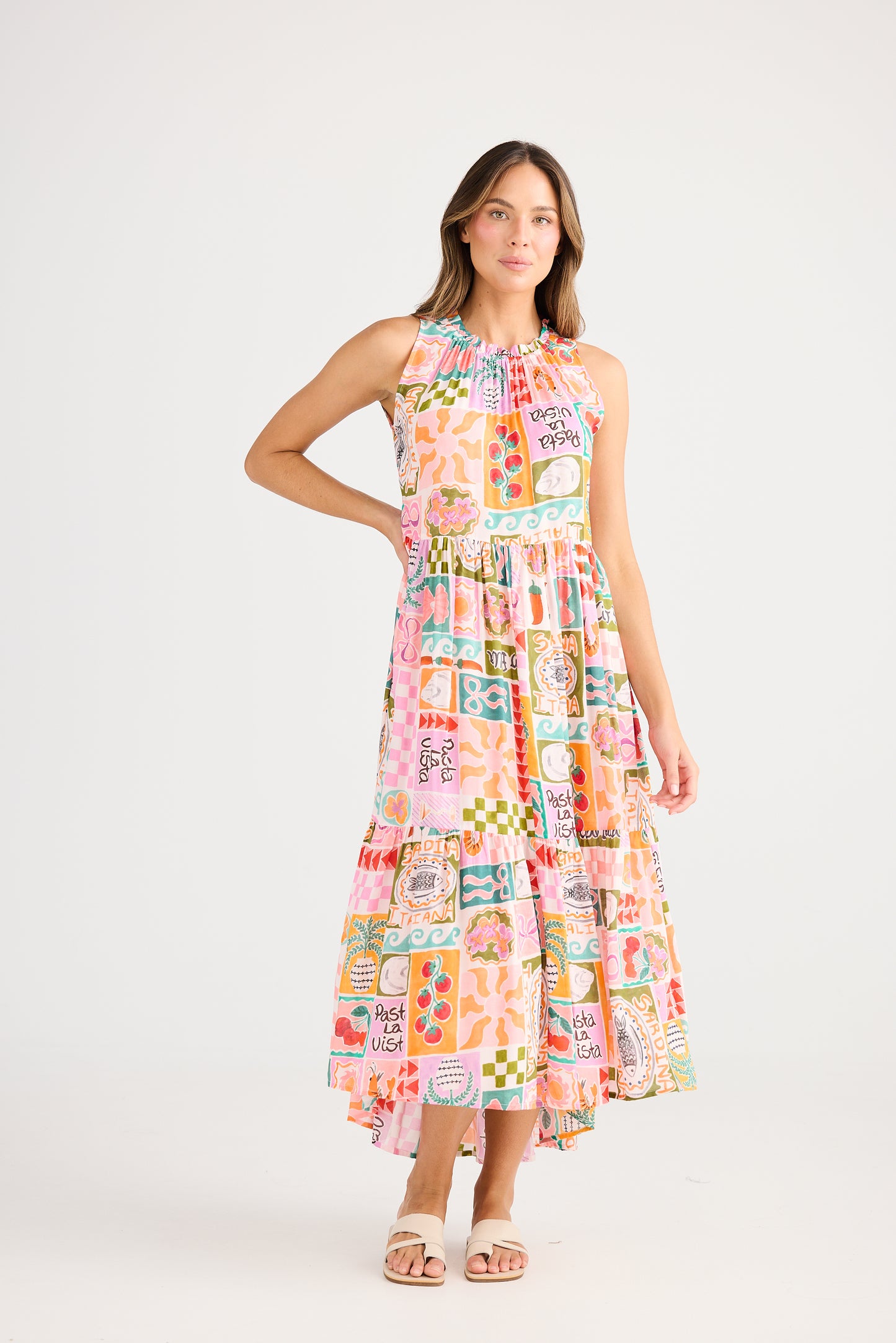 Margot Dress - Sardinia Summer