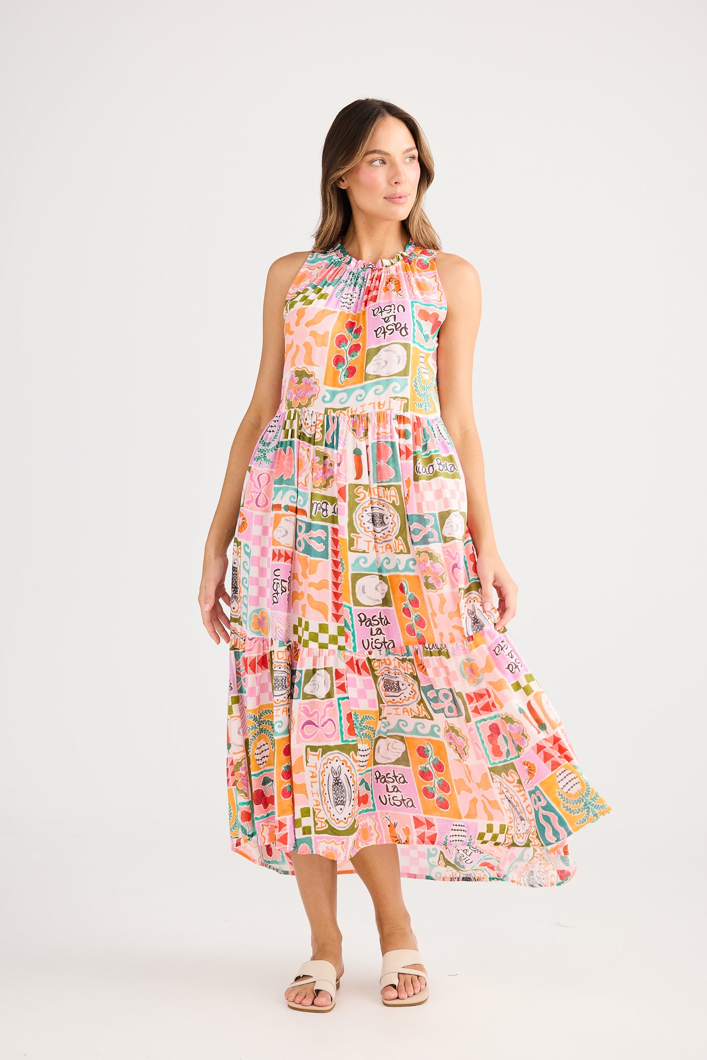 Margot Dress - Sardinia Summer