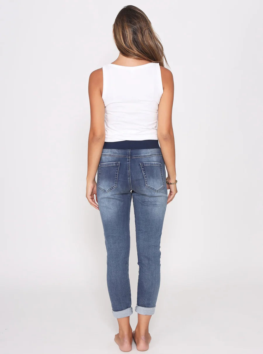 Riley Joggers - Denim