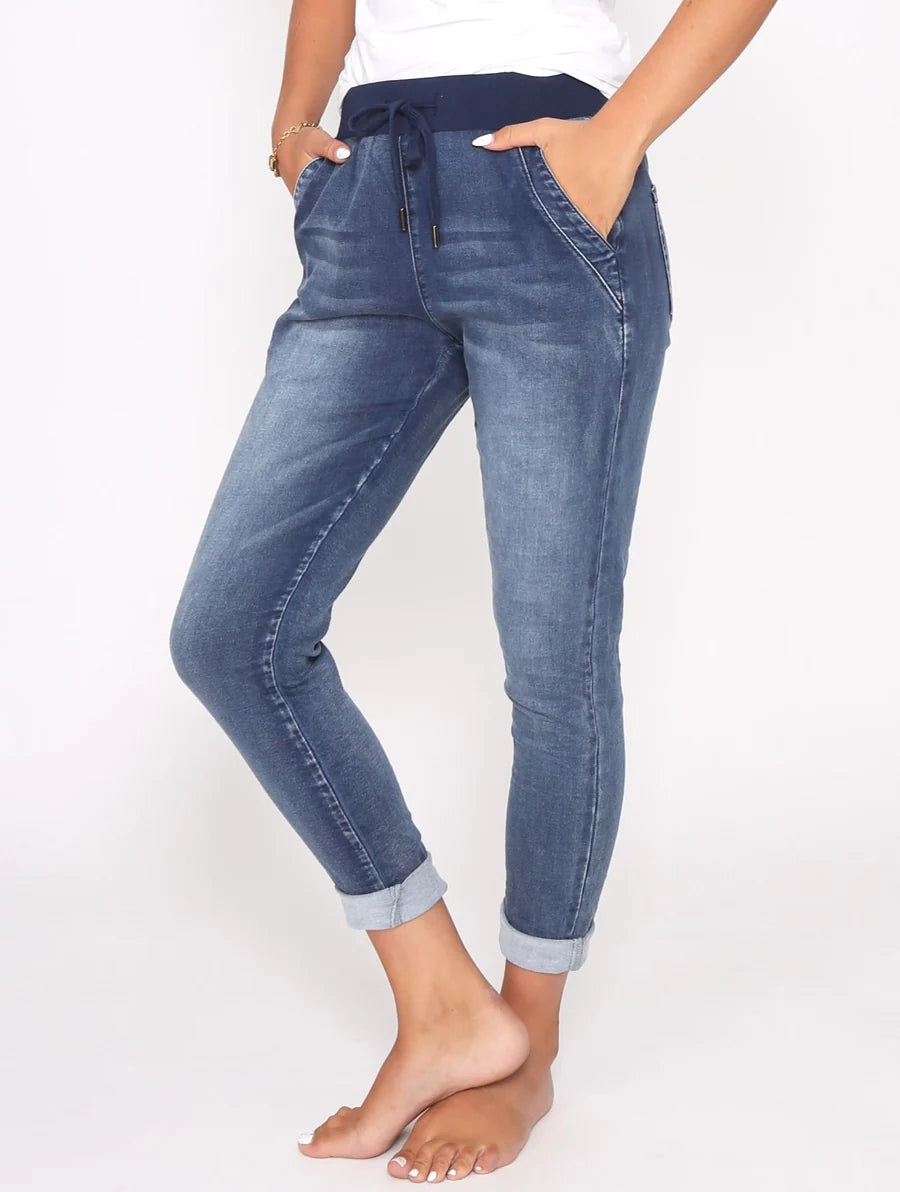 Riley Joggers - Denim