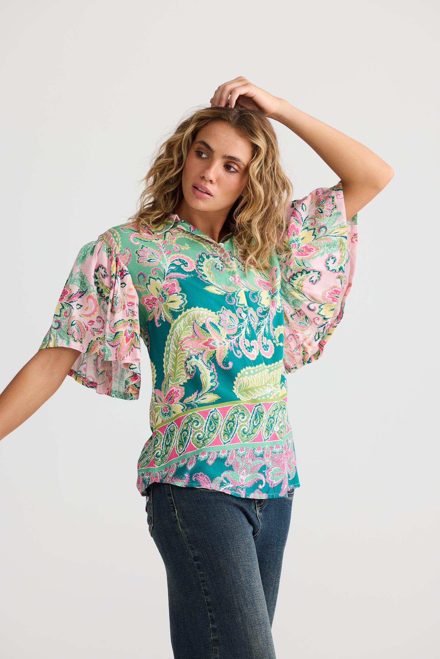 Rosa Shirt - Paisley Dream