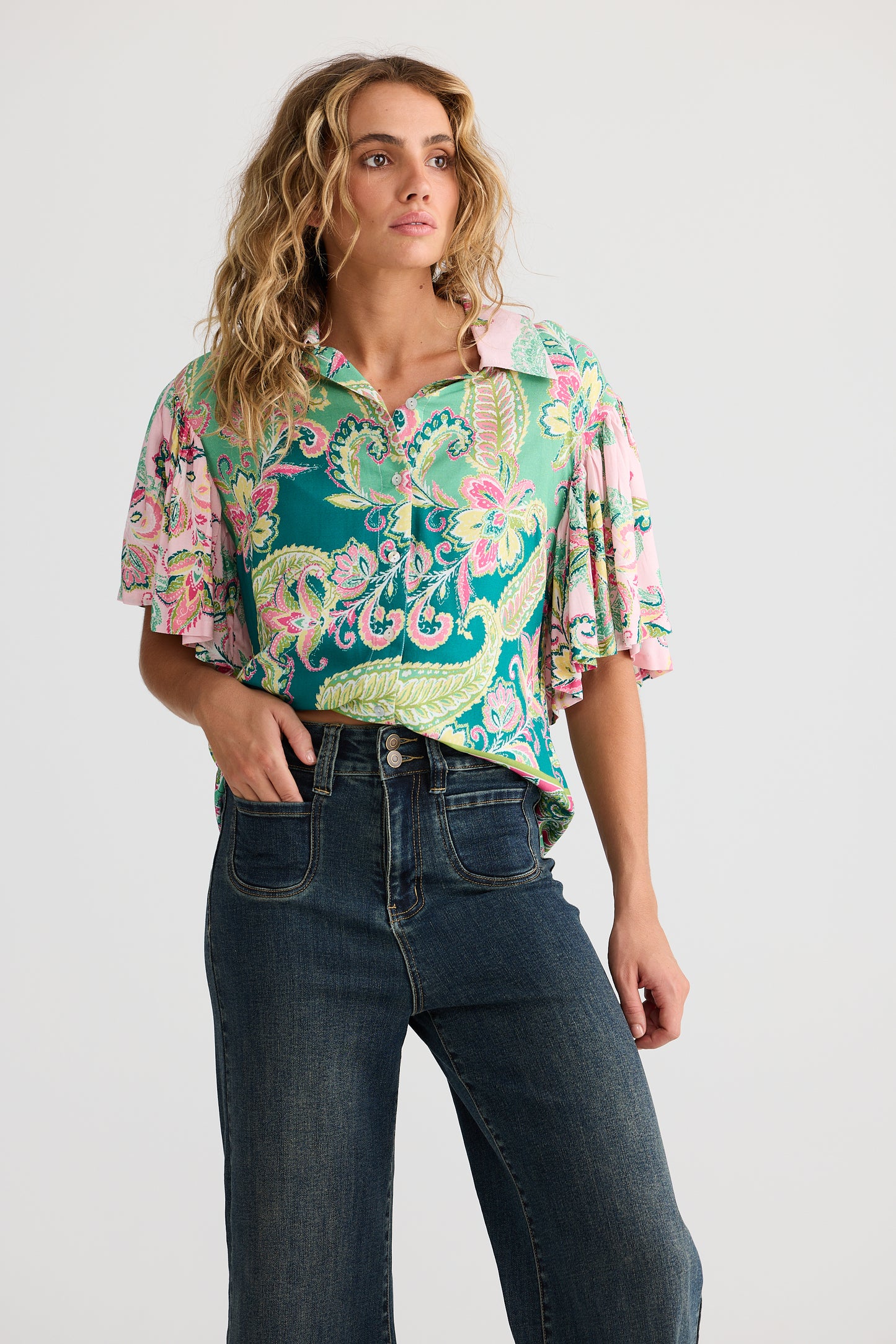 Rosa Shirt - Paisley Dream