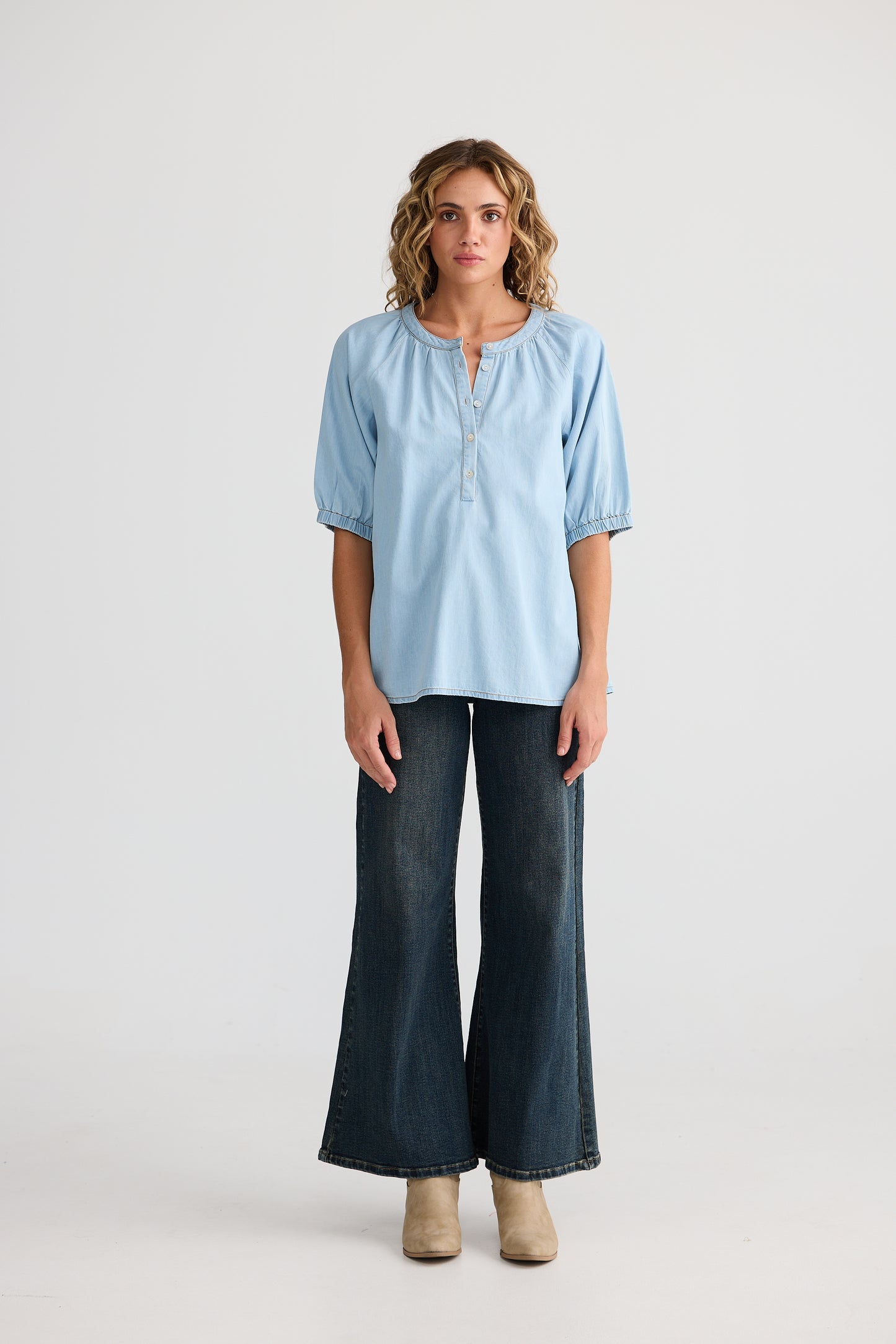 Rodeo Top - Light Denim