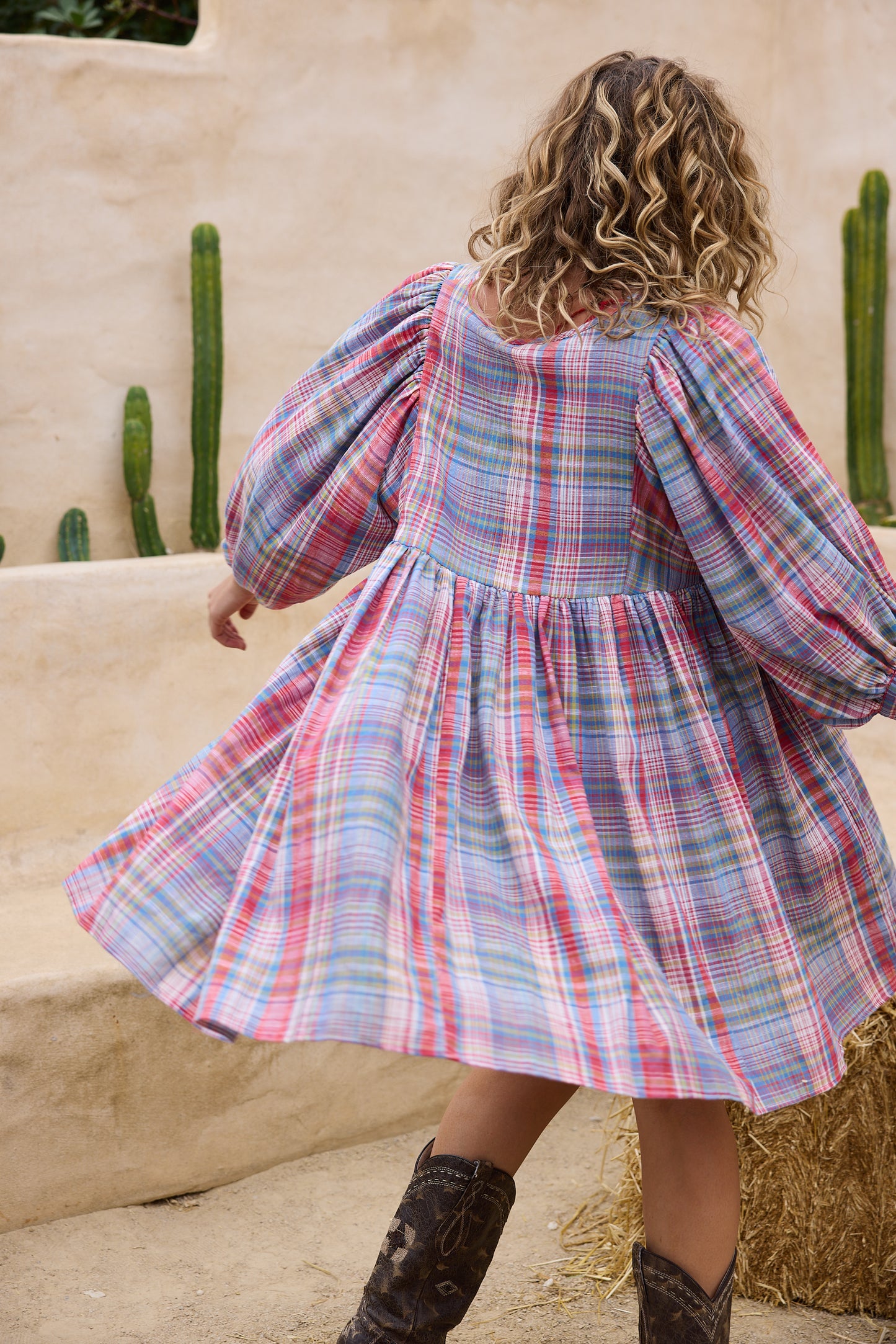 Winnie Mini Dress - Picnic Check