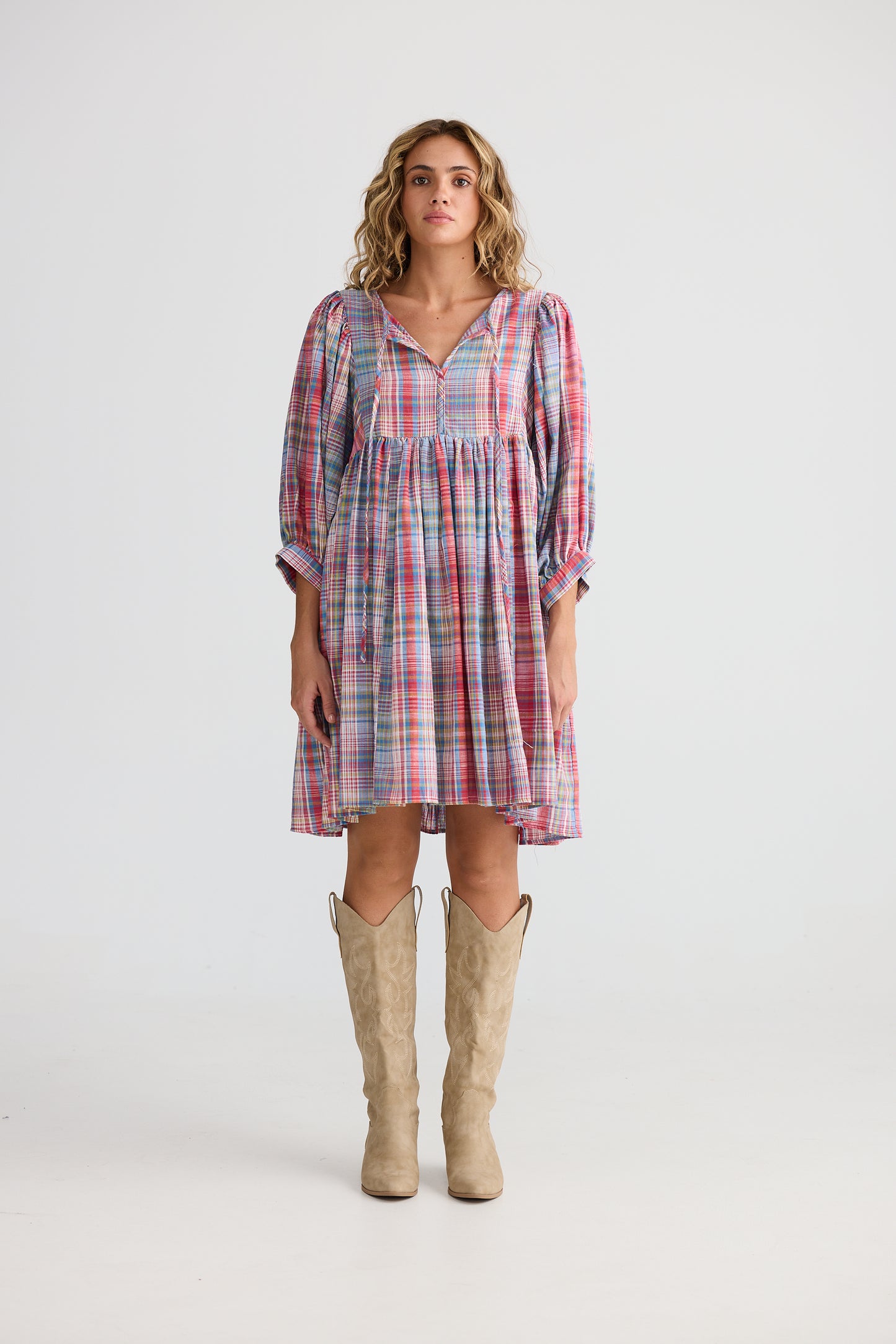 Winnie Mini Dress - Picnic Check