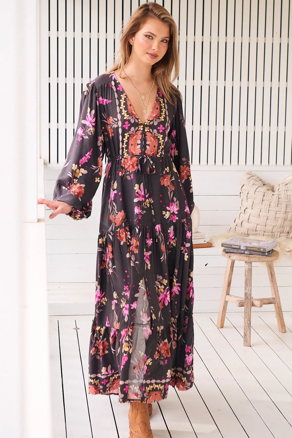 Teresa Maxi Dress - Monarch Bloom