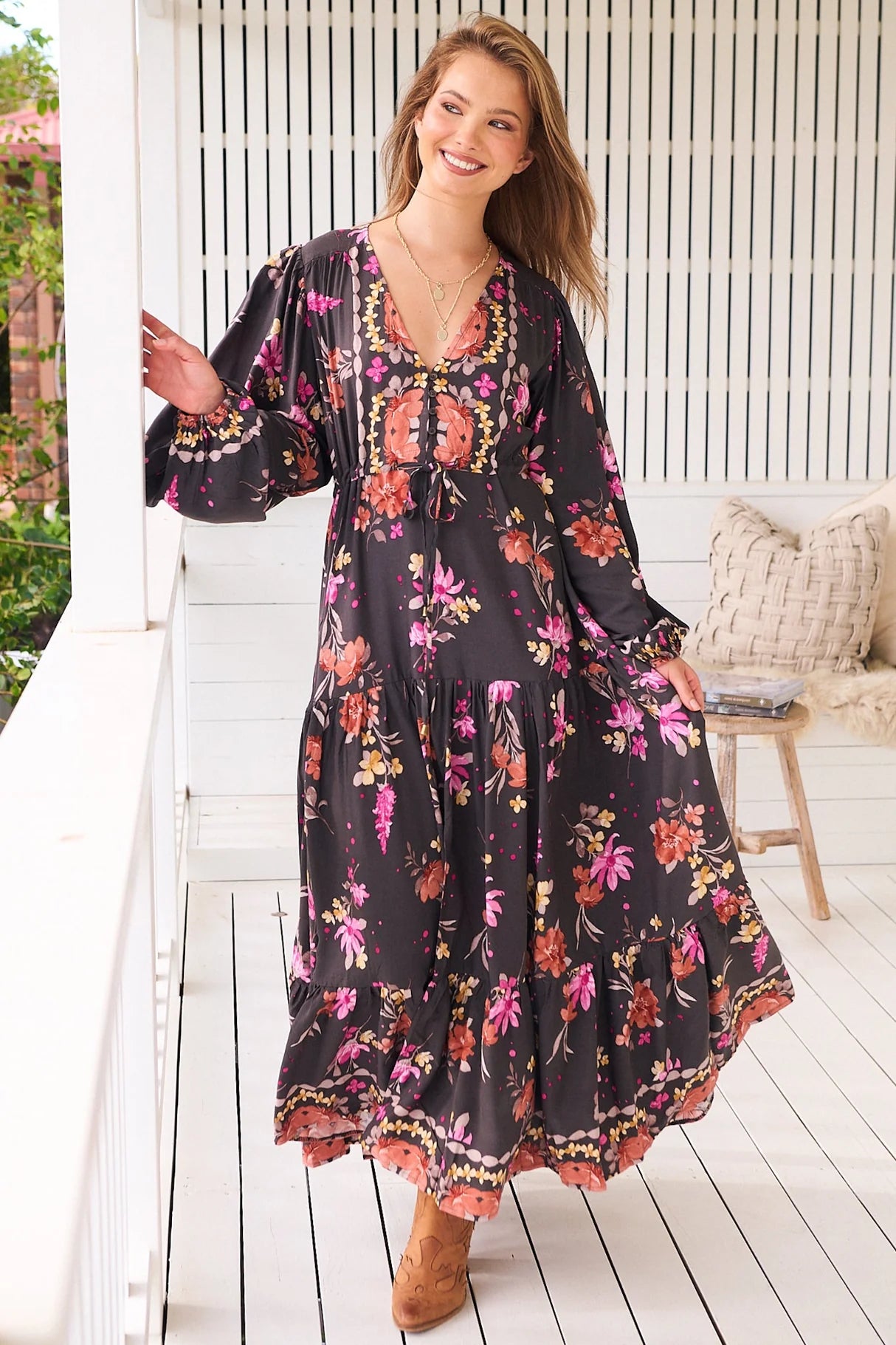 Teresa Maxi Dress - Monarch Bloom