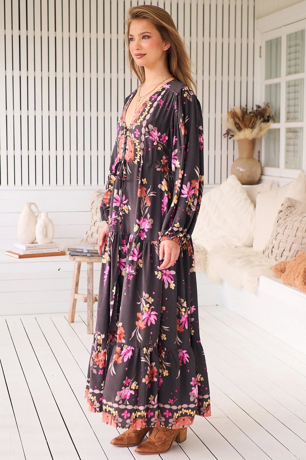 Teresa Maxi Dress - Monarch Bloom