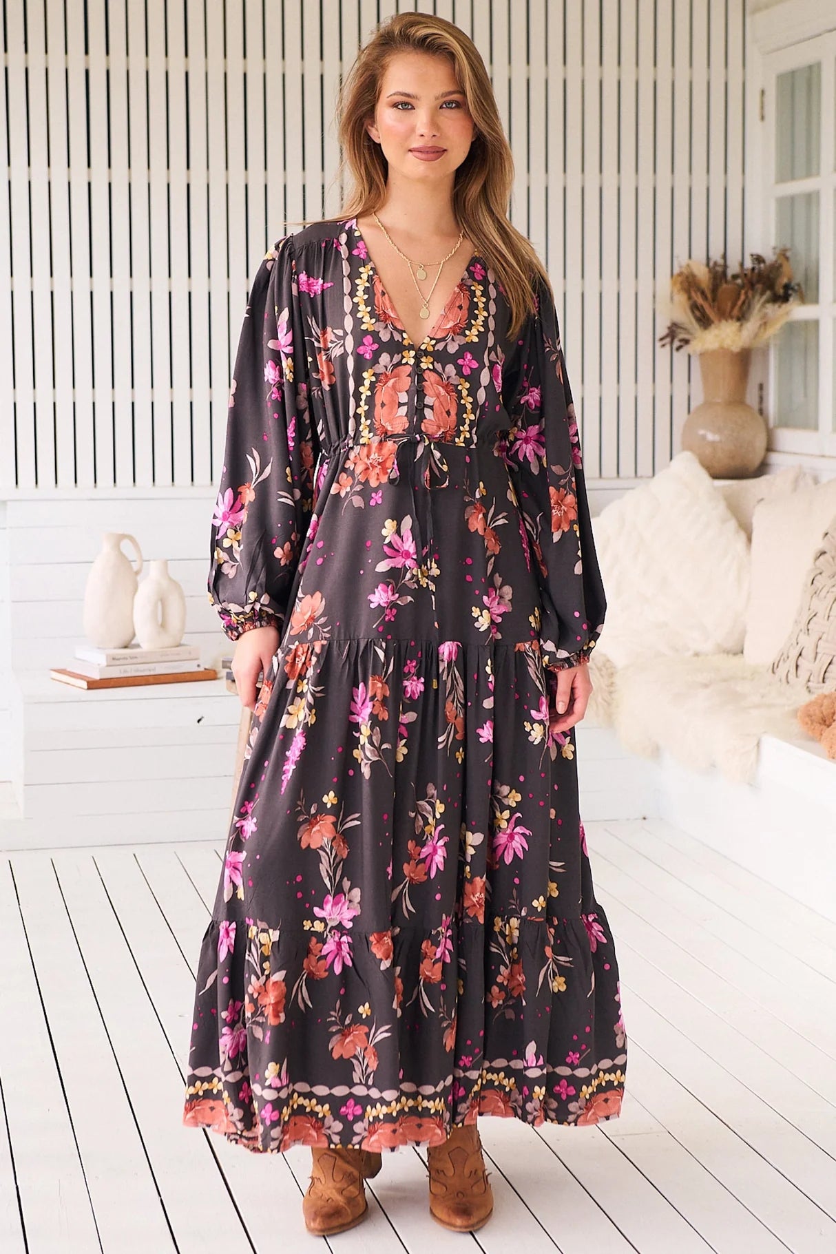 Teresa Maxi Dress - Monarch Bloom