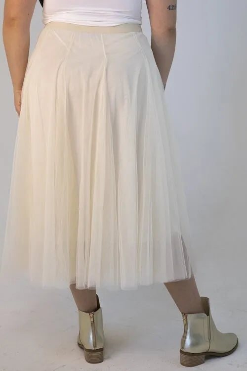 Tulle Skirt - Cream