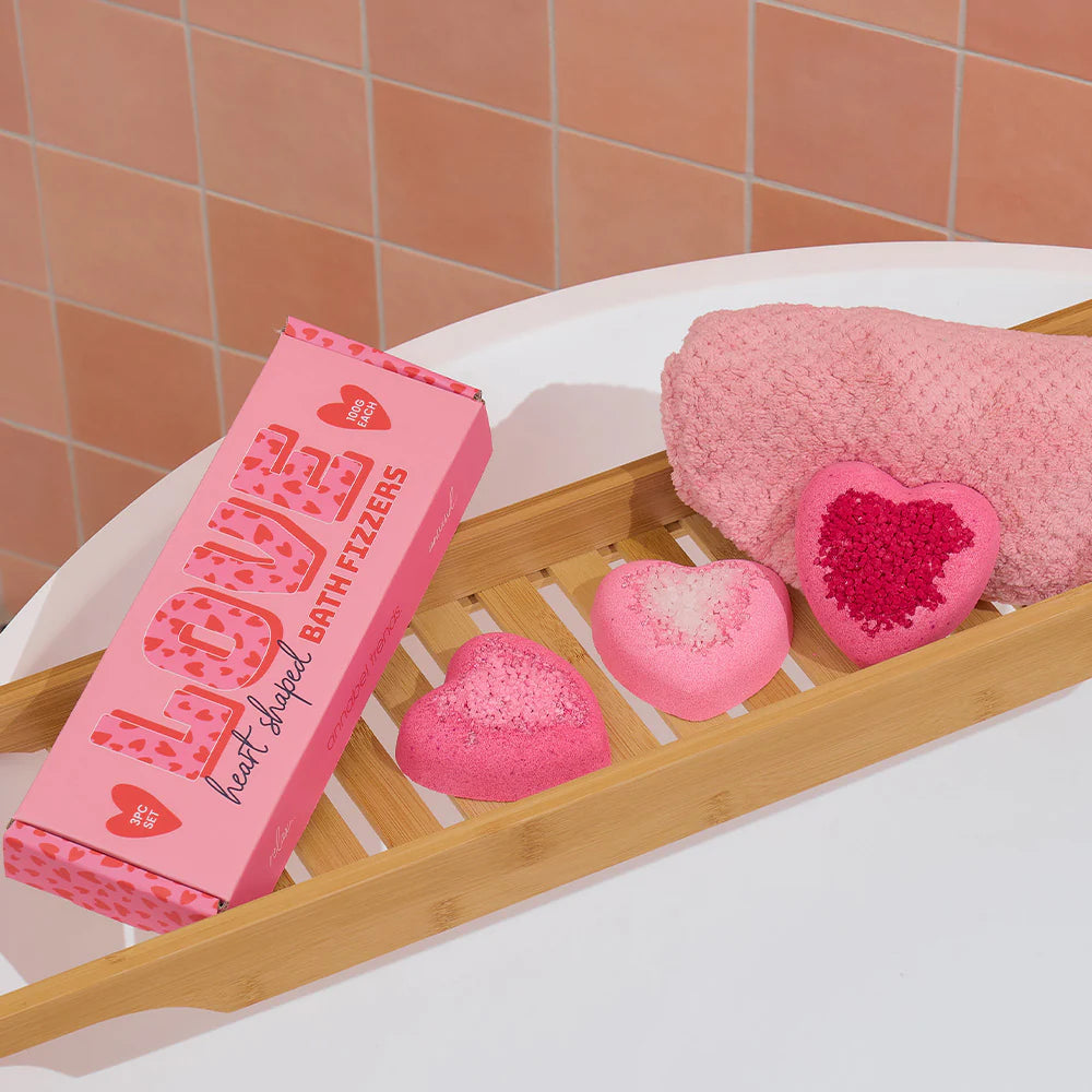 Bath Fizzers - Love Heart Set