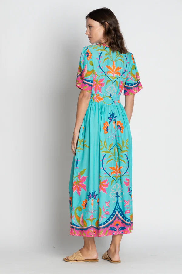 Bahai Midi Dress - Lagoon