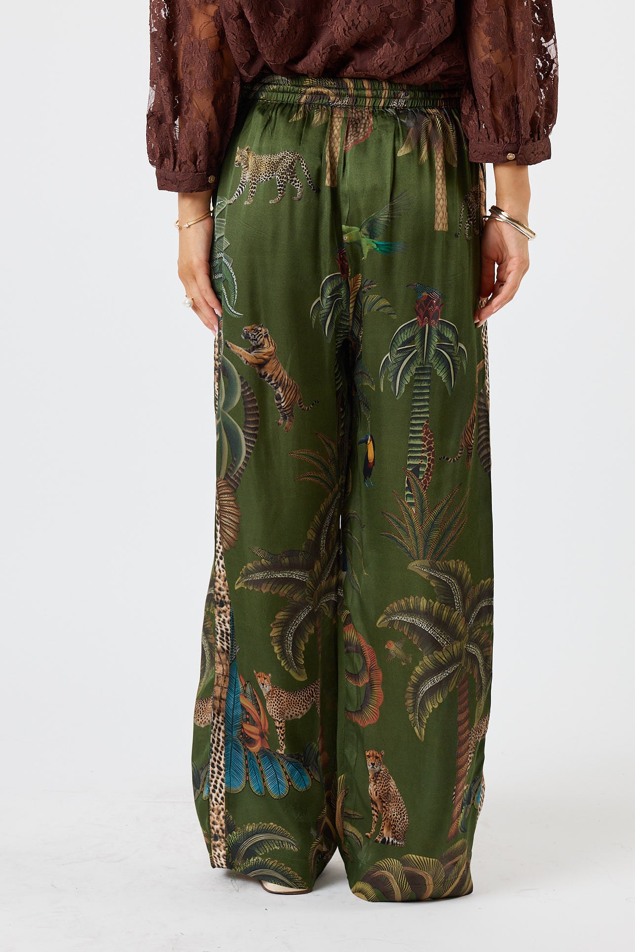 Cheetah Pants - Olive