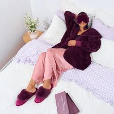 Cosy Luxe Eye Mask - Mulberry