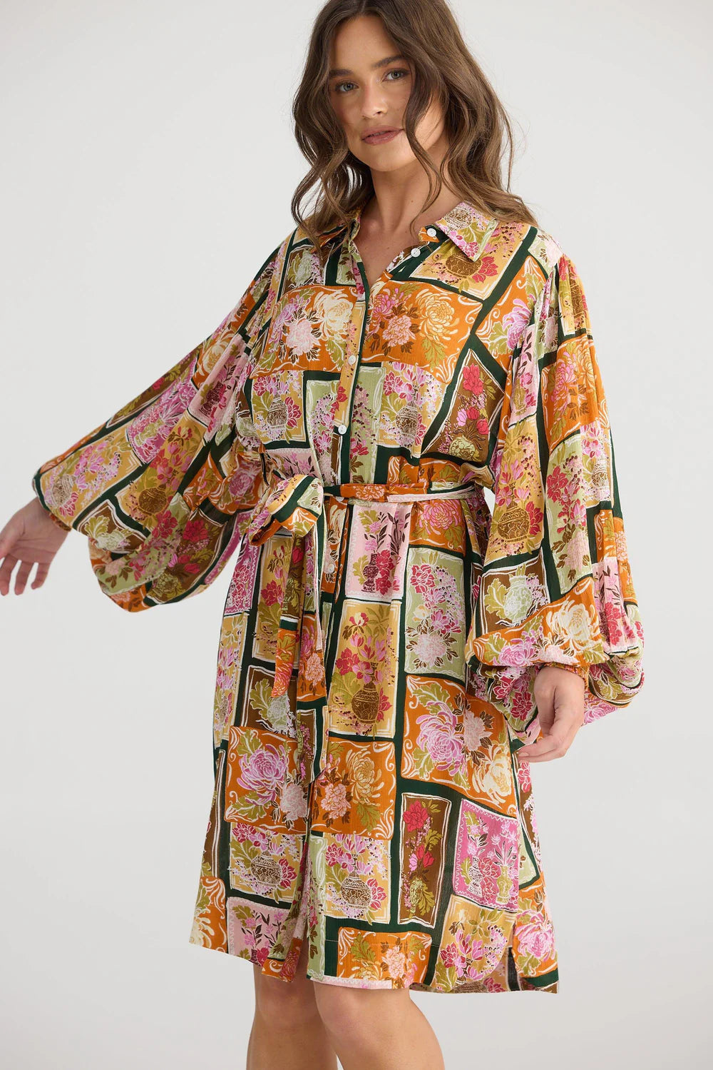 Annabelle Dress - Postcard Petals