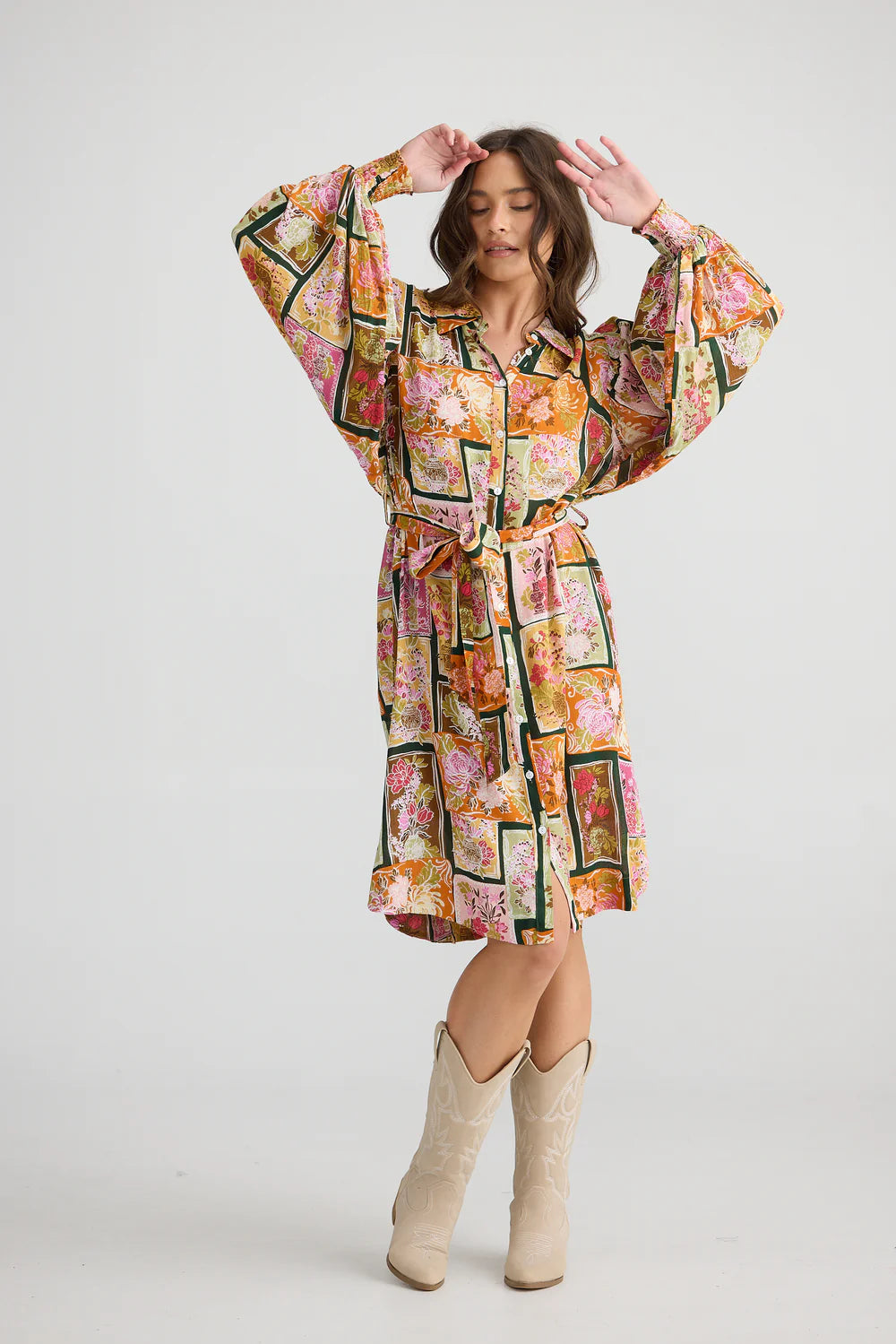 Annabelle Dress - Postcard Petals