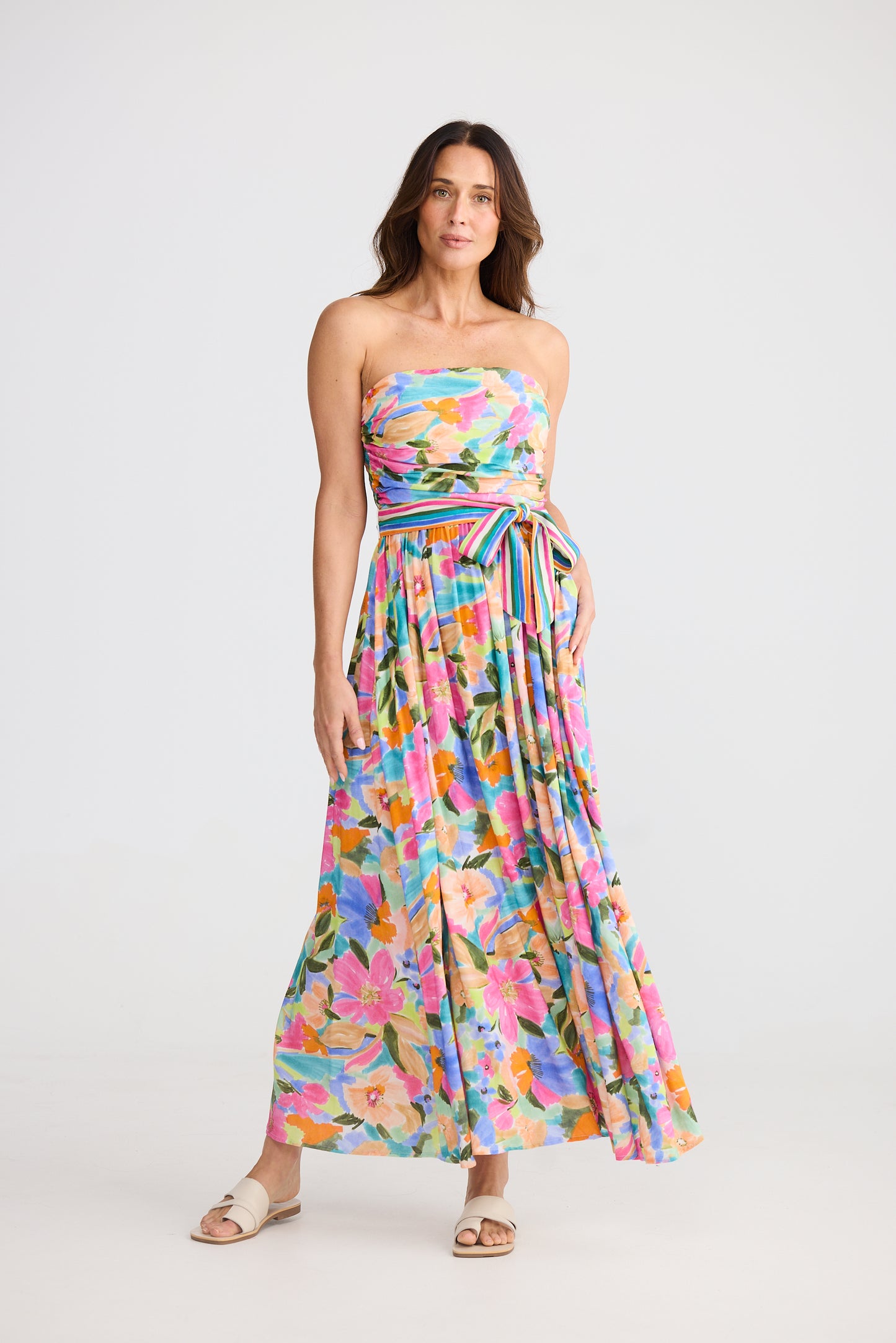 Avalon Dress- Electric Bloom