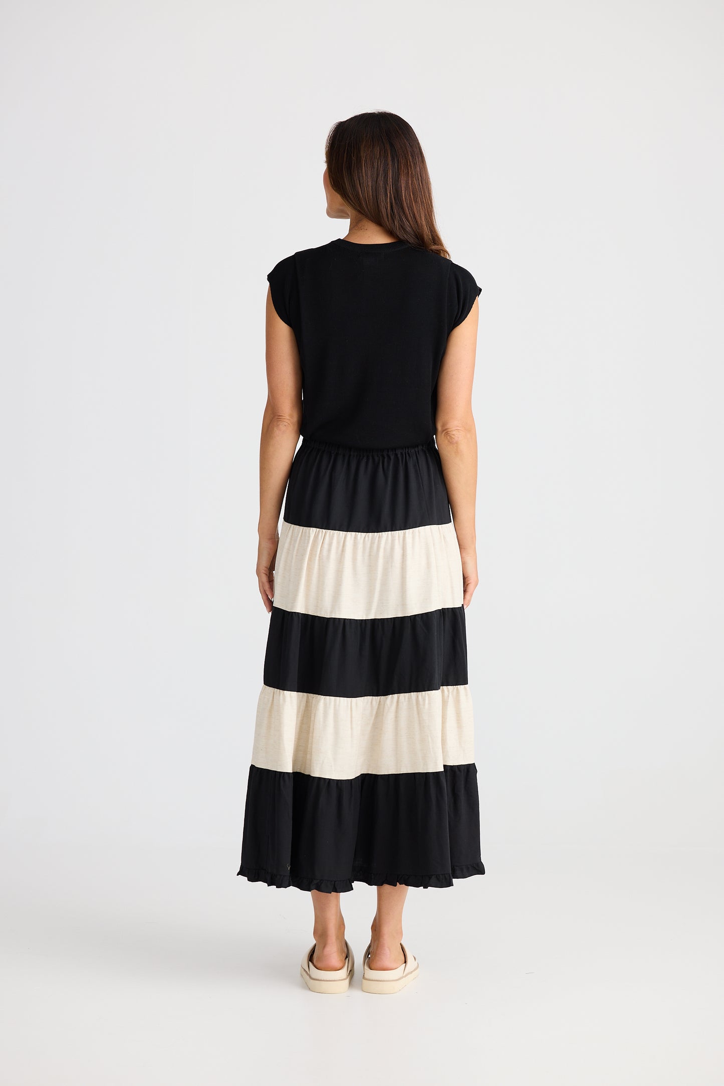 Wonderland Skirt - Black w/ Natural