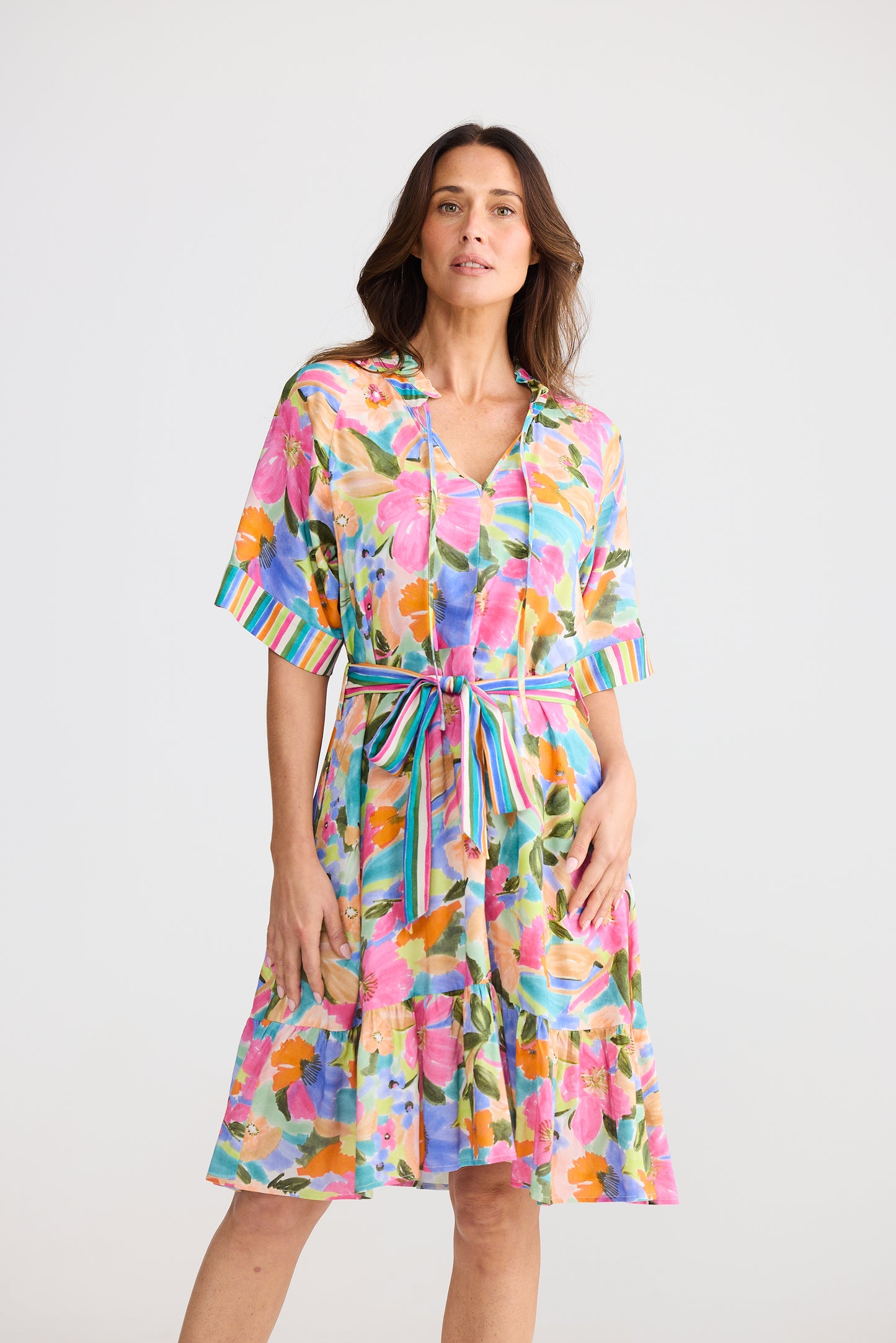 Esmee Dress - Electric Bloom