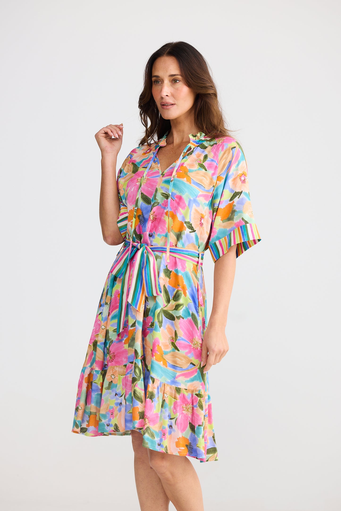 Esmee Dress - Electric Bloom