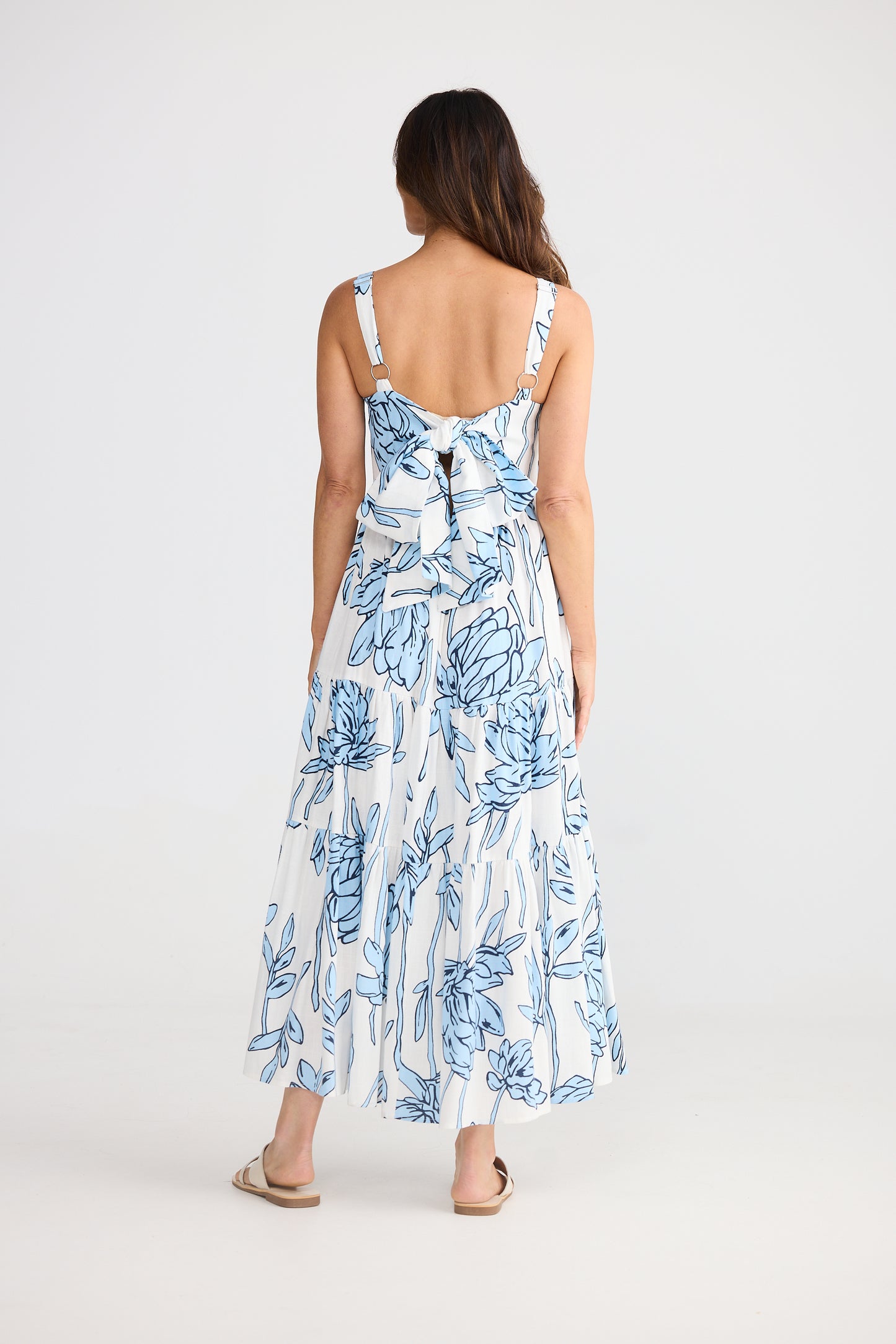 Carmen Dress - Coastal Bloom