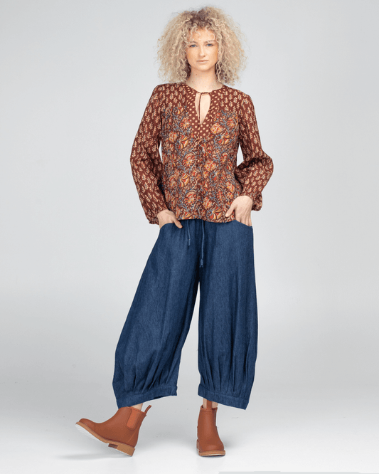 Boom Shankar Guru Pant in Dark Denim | Hey Layla Boutique