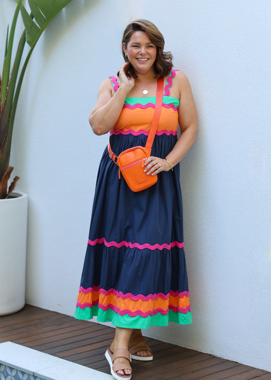 Brooklyn Crossbody Bag - Orange