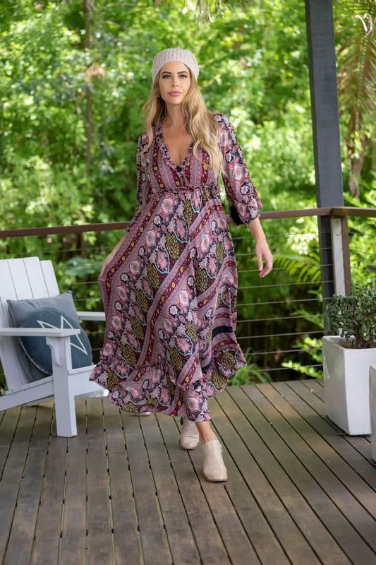 Evi Maggie Wrap Dress - Cienna - Hey Layla Boutique
