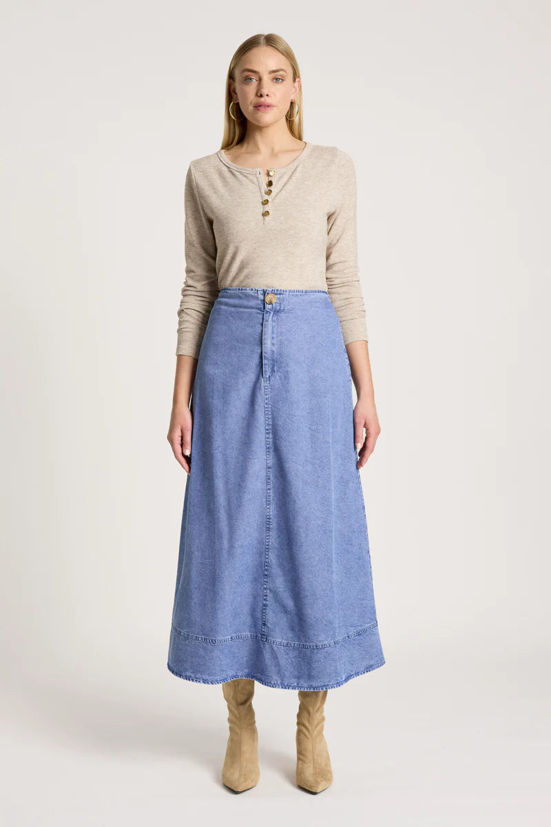Bodhi Denim Skirt - Denim