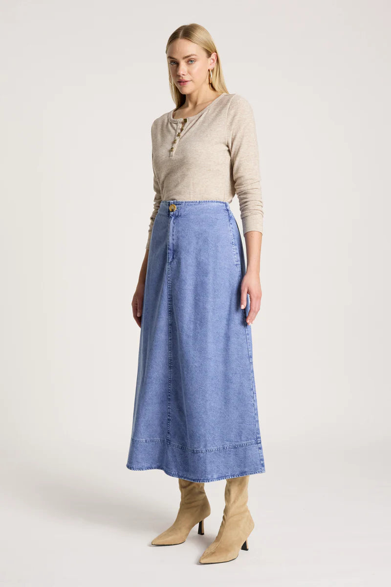 Bodhi Denim Skirt - Denim