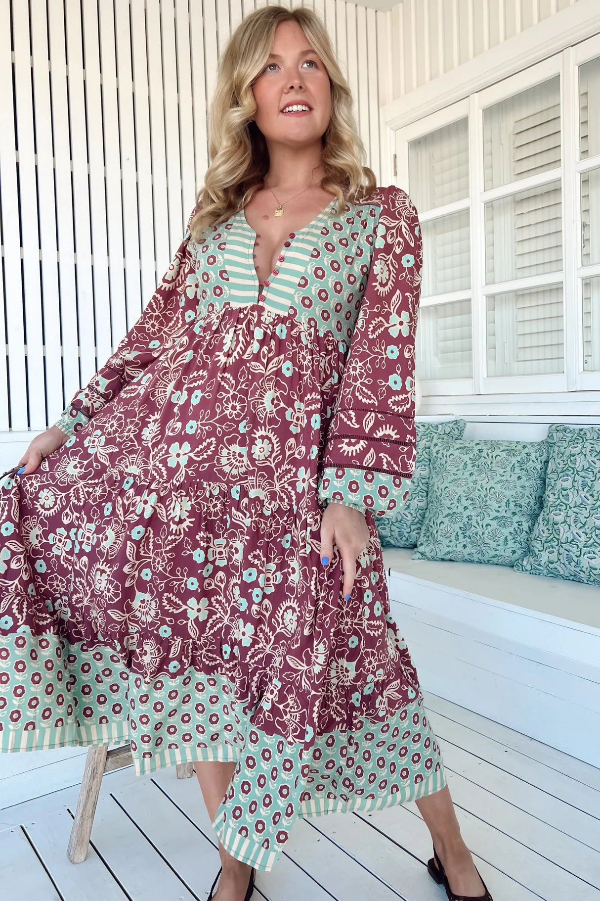 Eve Midi Dress - Athena