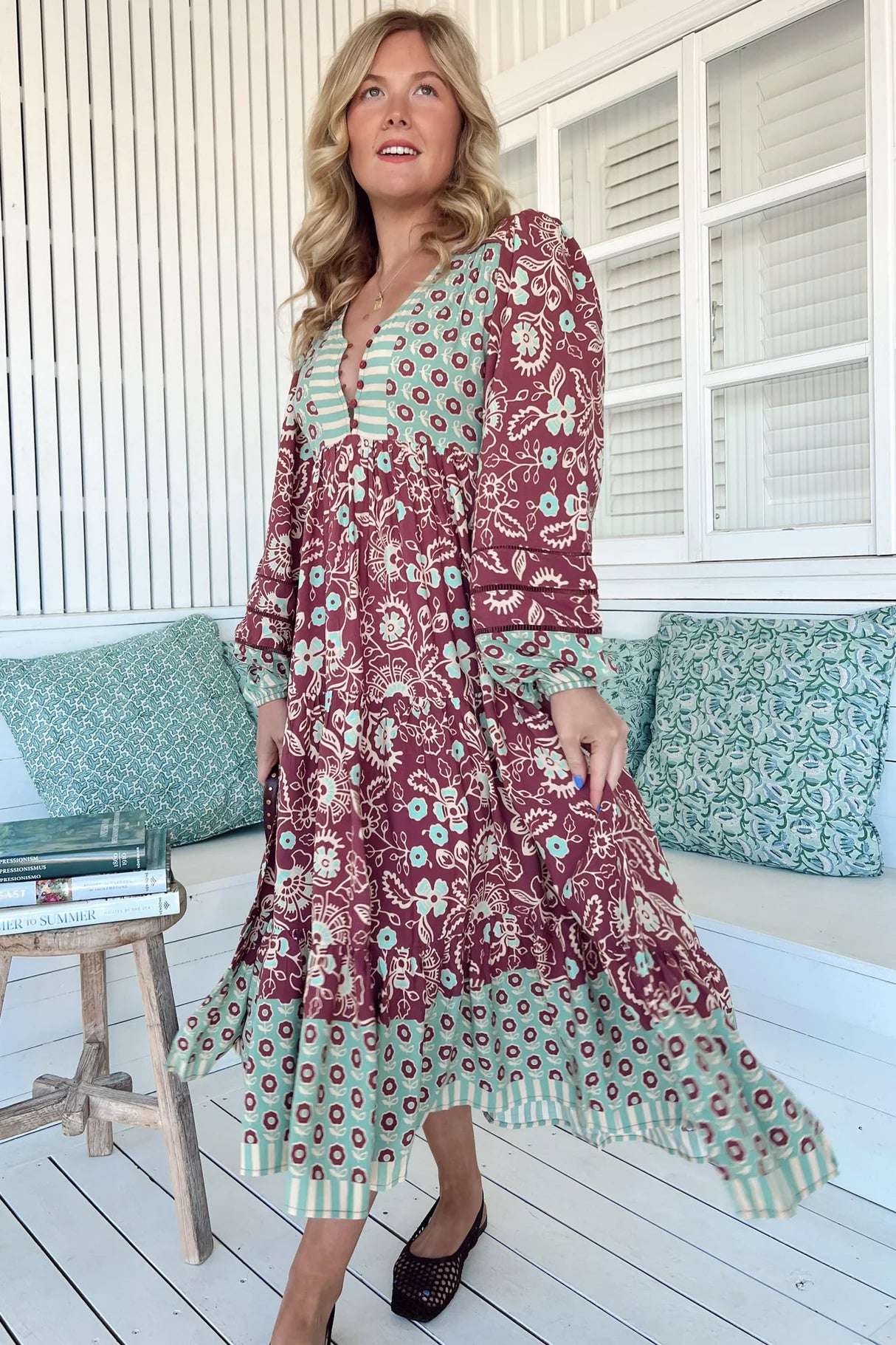 Eve Midi Dress - Athena