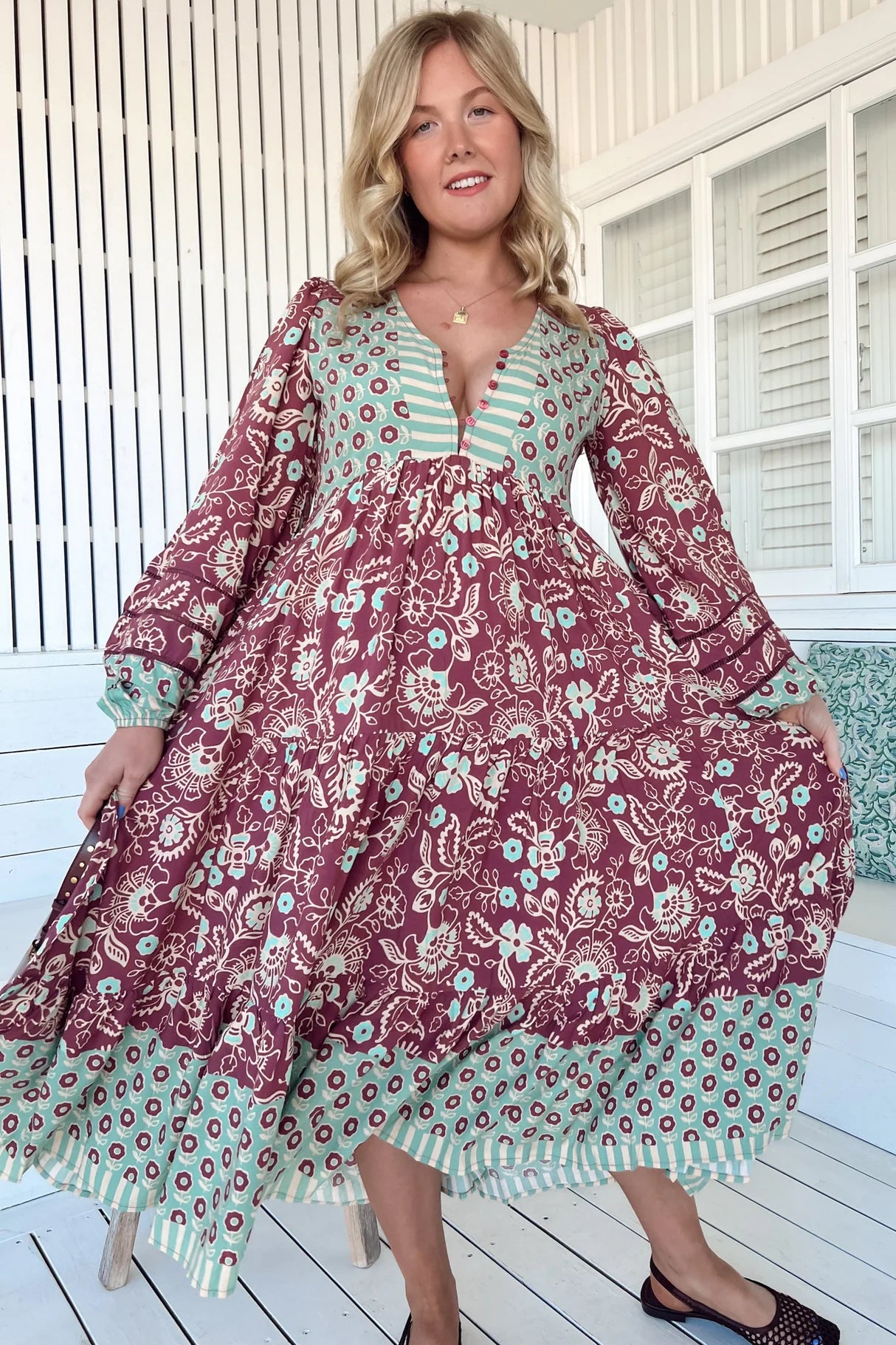 Eve Midi Dress - Athena