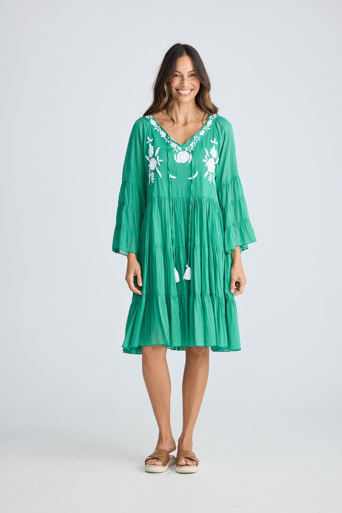 Jamaica Dress - Jade Green