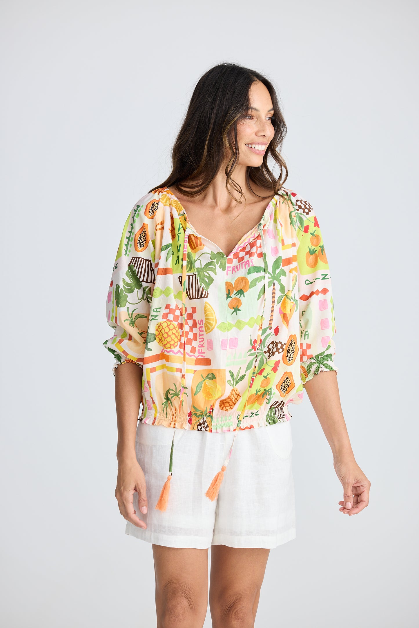 Seaside Top - Tropical Fiesta