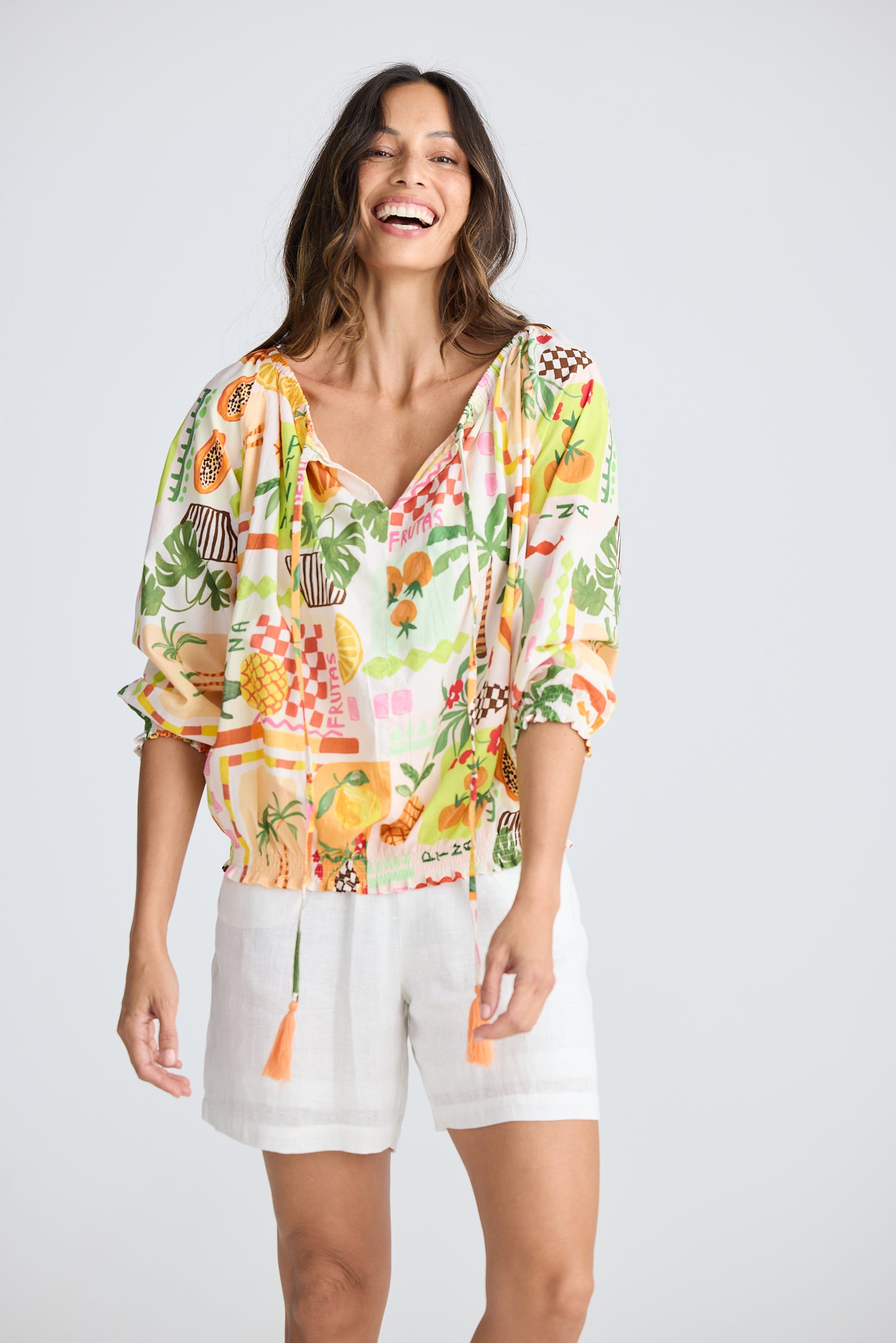 Seaside Top - Tropical Fiesta
