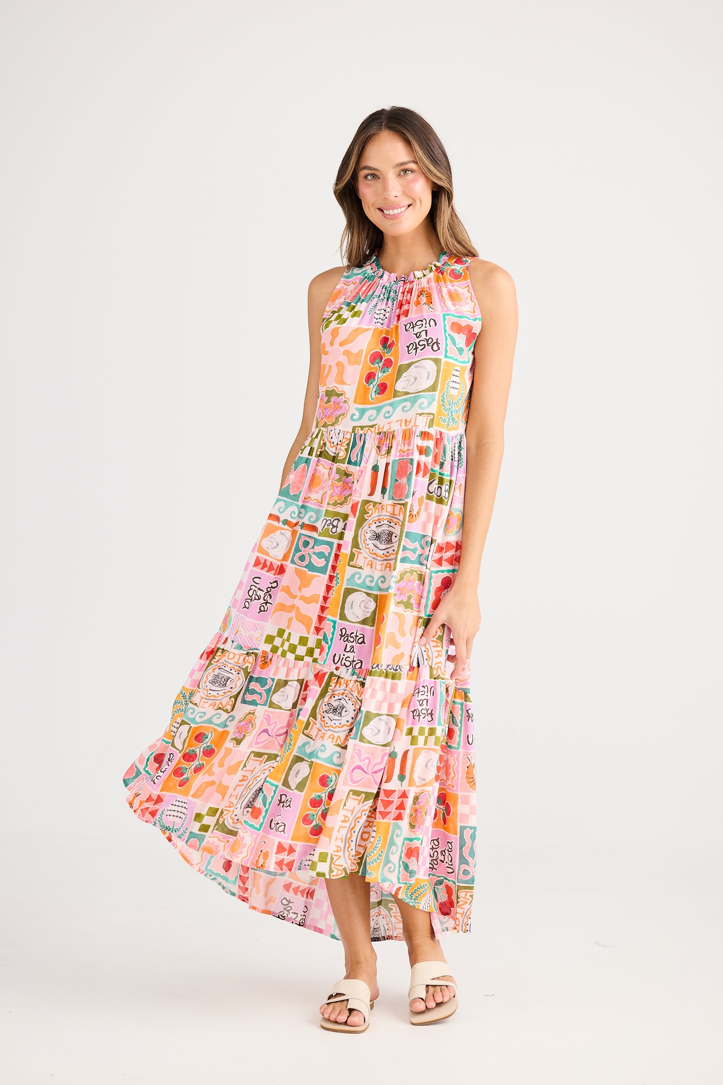 Margot Dress - Sardinia Summer