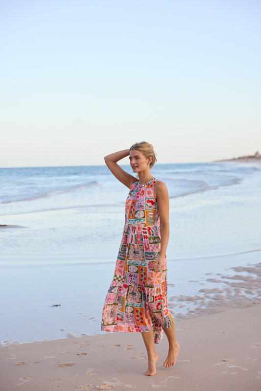 Margot Dress - Sardinia Summer