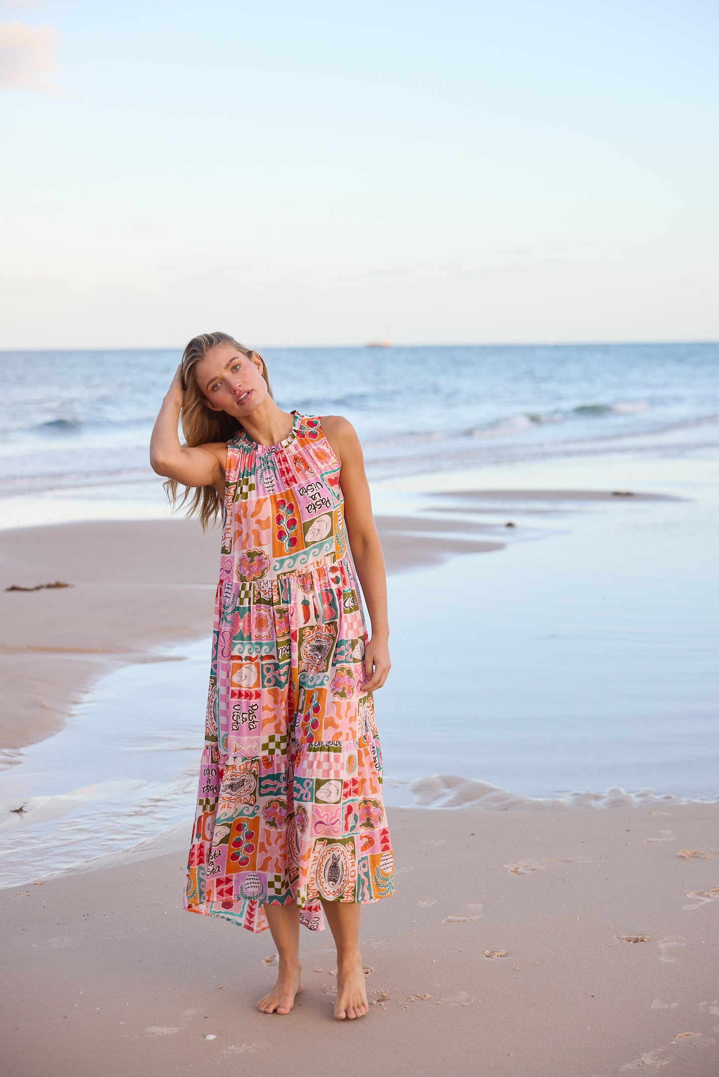 Margot Dress - Sardinia Summer