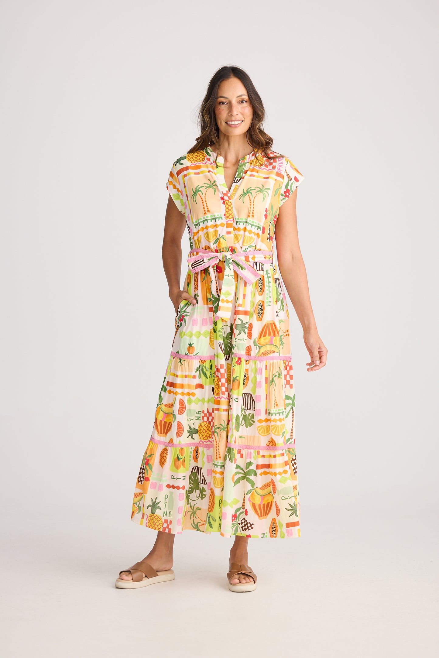 Avery Dress - Tropical Fiesta
