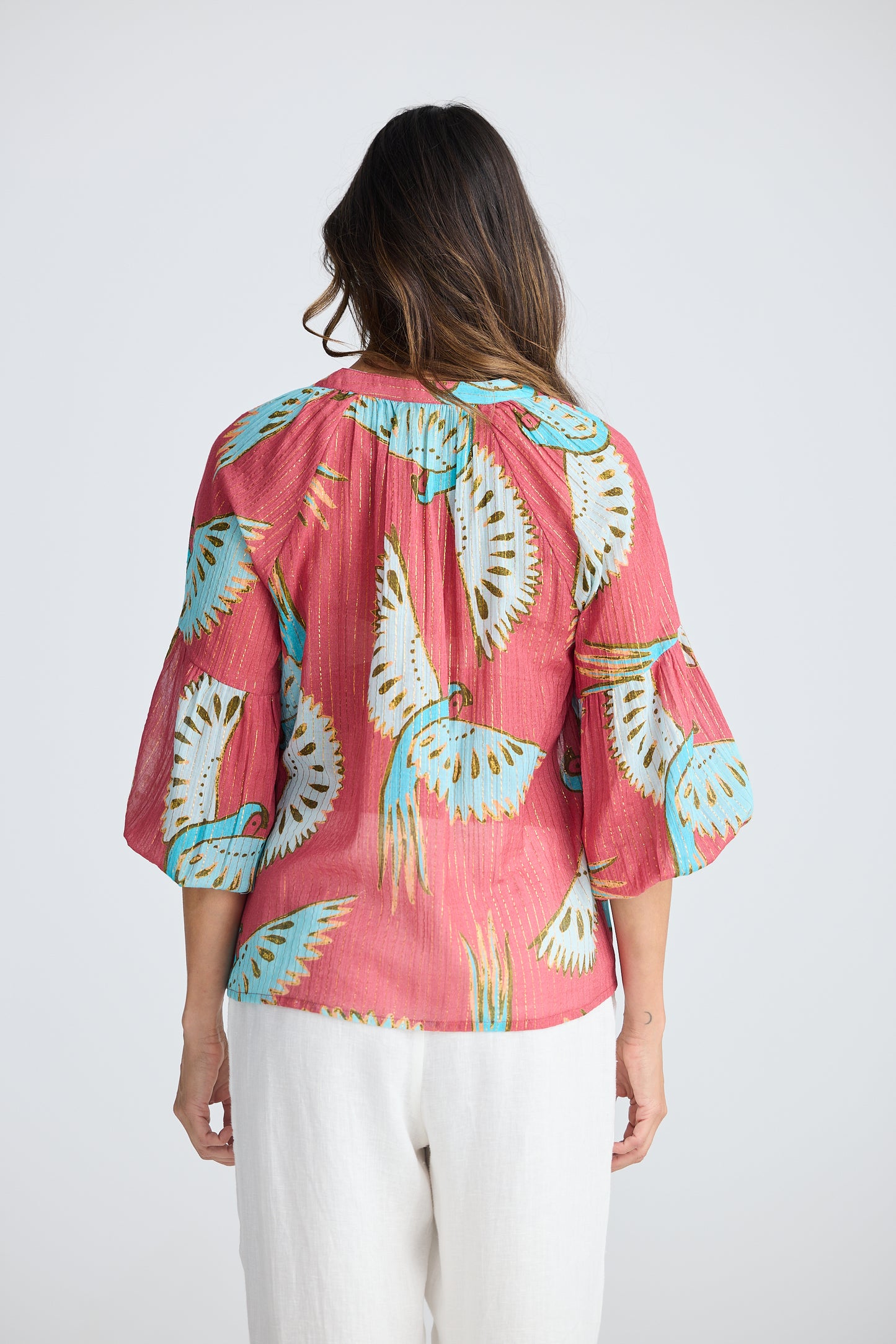 Lorrini Top - Red Macaw