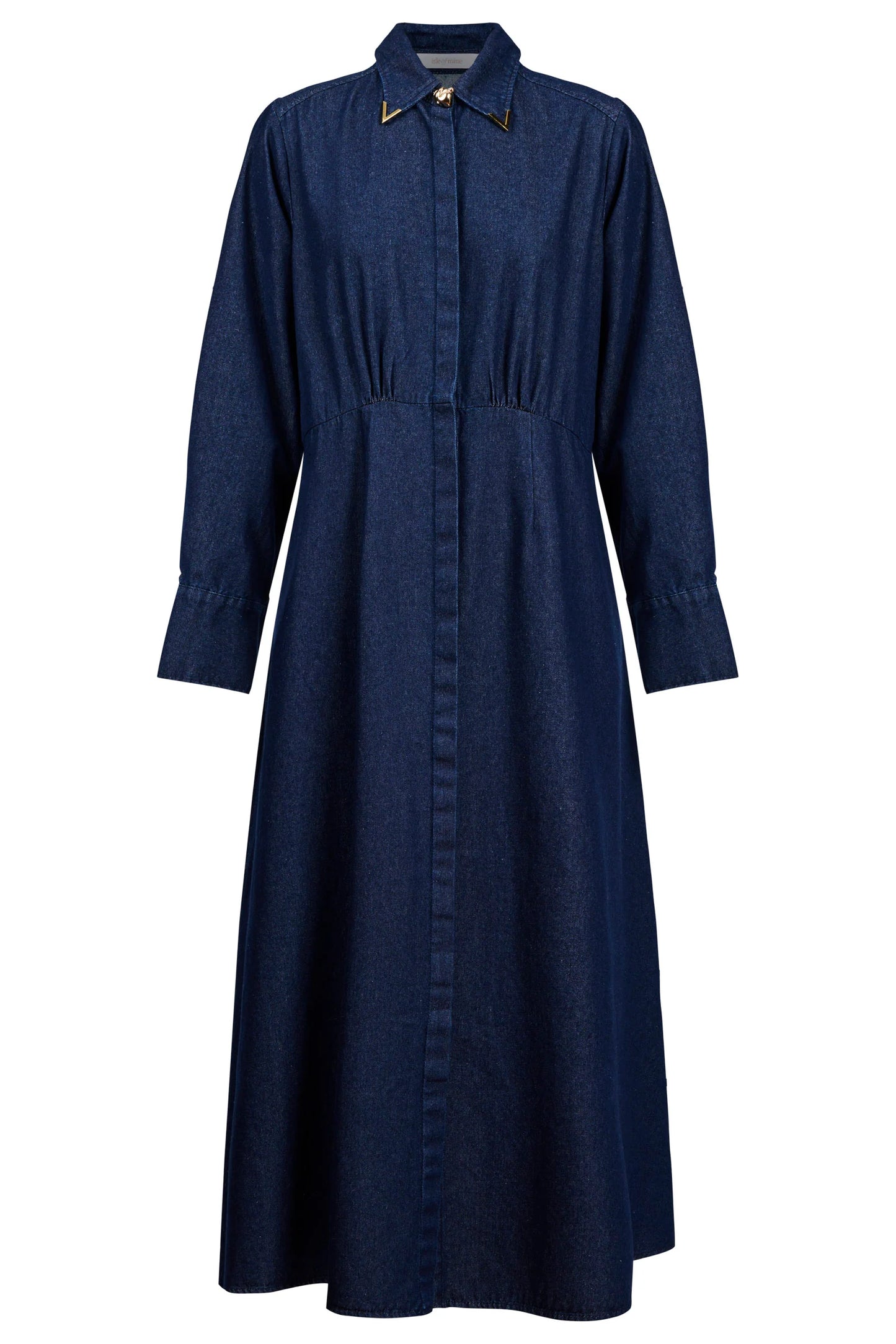 Sloane Denim Maxi Dress - Indigo