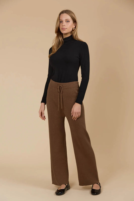 Tala Knit Pant - Toffee