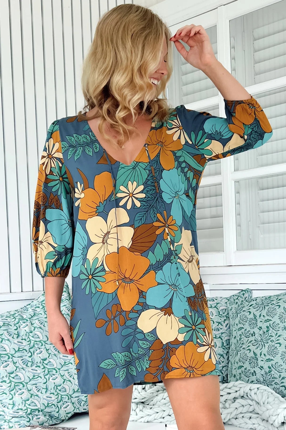 Lake Mini Dress - Stevie Print