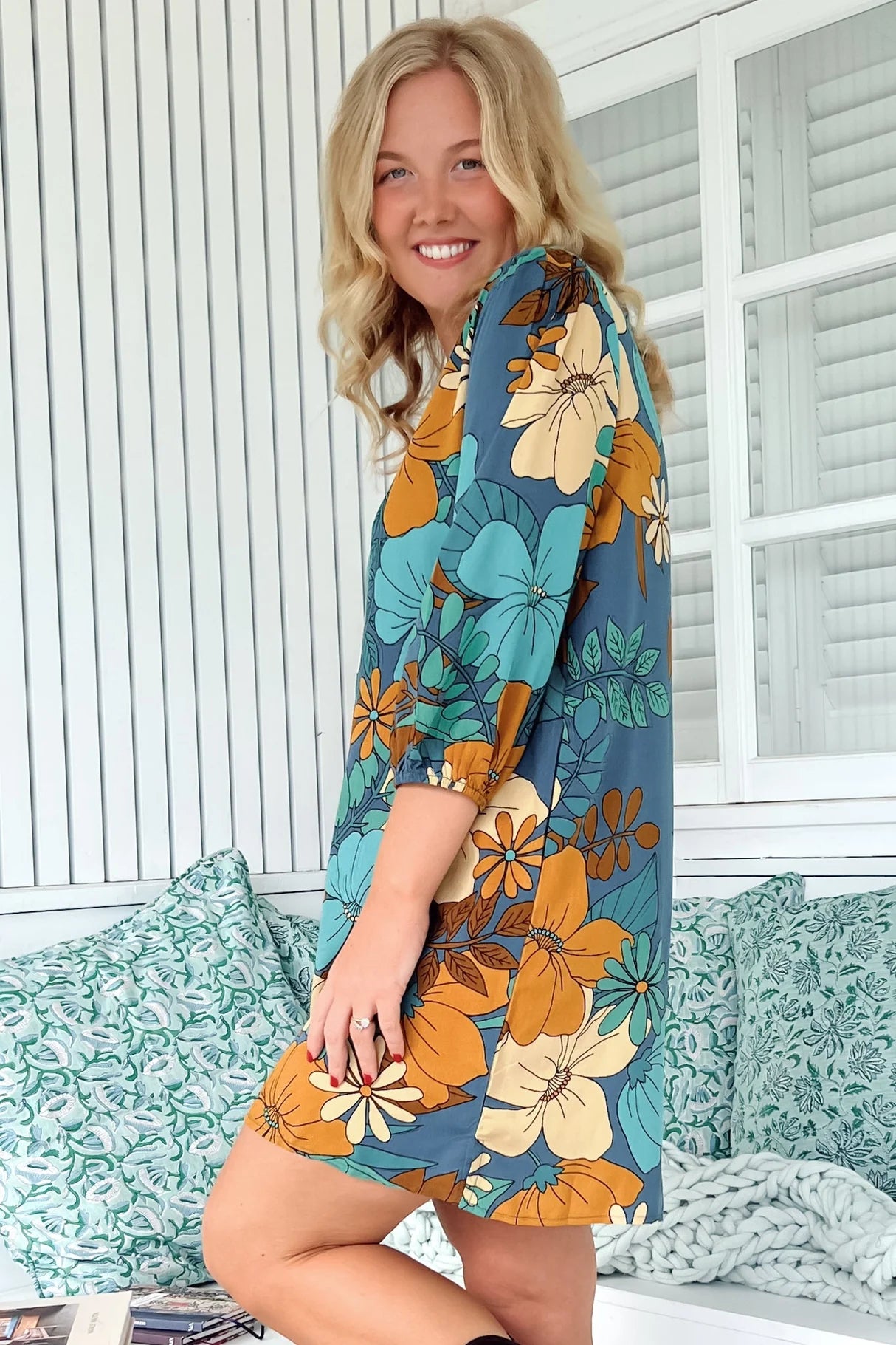 Lake Mini Dress - Stevie Print
