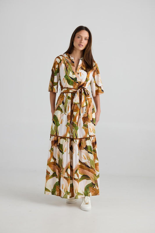 Lynwood Dress - Autumn Jungle