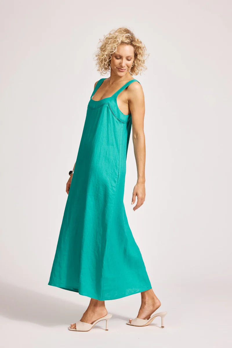 Miramar Tank Maxi Dress - Lagoon